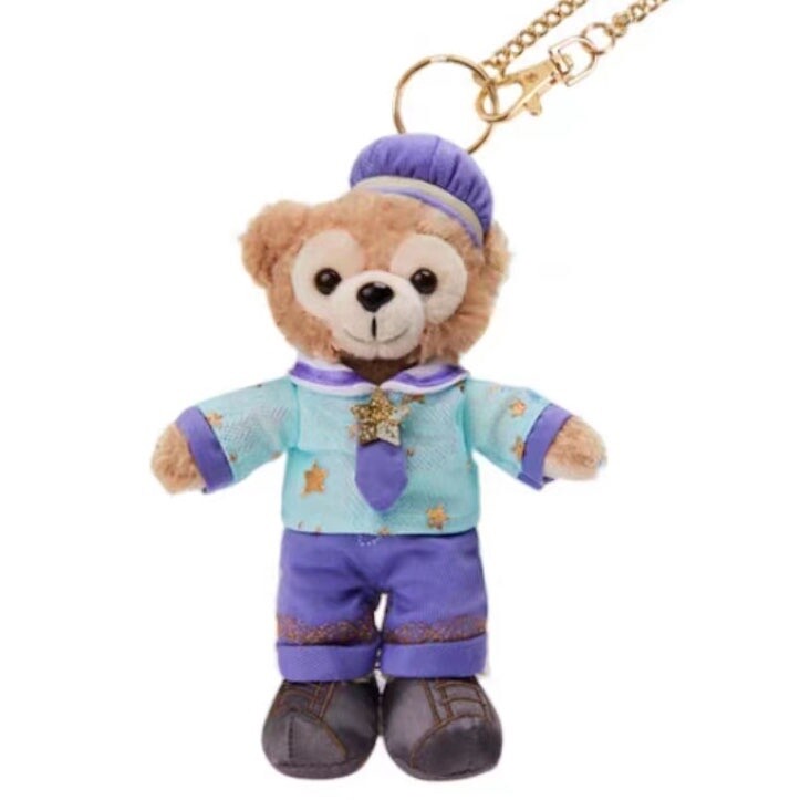 Duffy 100th Anniversary Series Plush Keychain by Hong Kong Disneyland