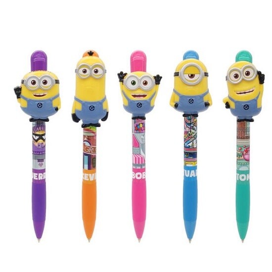 Minions 2023 Summer Rainbow 5-Pack Ballpoint Pens by USJ