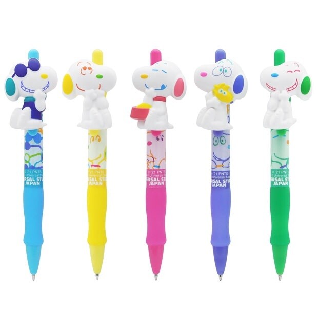 Snoopy 2023 Summer Rainbow 5-Pack Ballpoint Pens by USJ