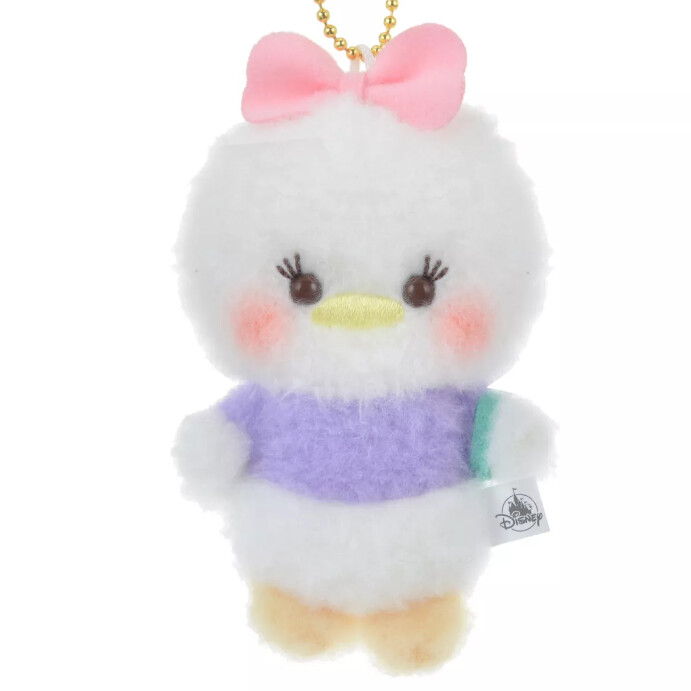 Daisy Duck Plush Charm - Tokyo Disney Flat &amp; Bean-Eye Series