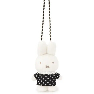 OPAQUE CLIP Miffy米菲娃娃包（小）, colour: 黑色