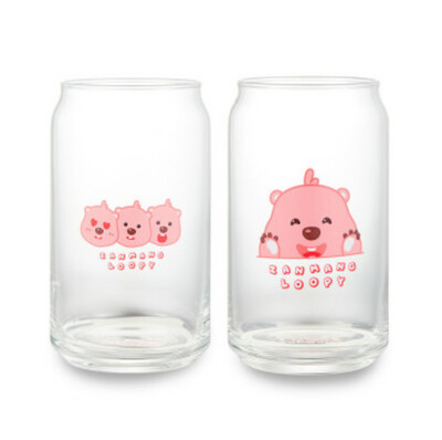 LOOPY玻璃手握杯 2P入 330ml / Loopy Glass Cup 2-Pack 330ml By ICONIX