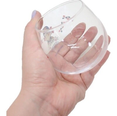 【新品】PEKO不二家联名系列餐具-不倒翁玻璃杯 / PEKO FUJIYA Collab Tumbler - Self-Righting (Roly-Poly) Glass Cup