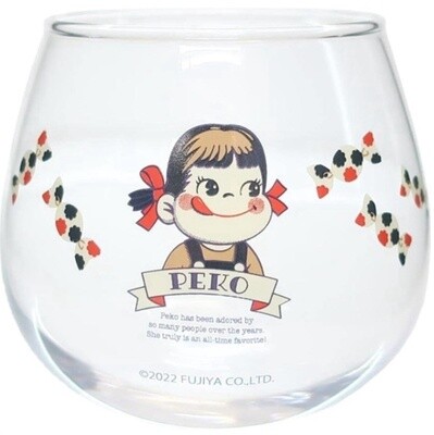 【新品】PEKO不二家联名系列餐具-不倒翁玻璃杯