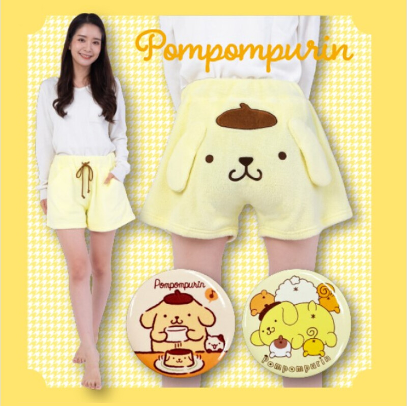Sanrio Pompompurin Don Quijote Series Women's Shorts