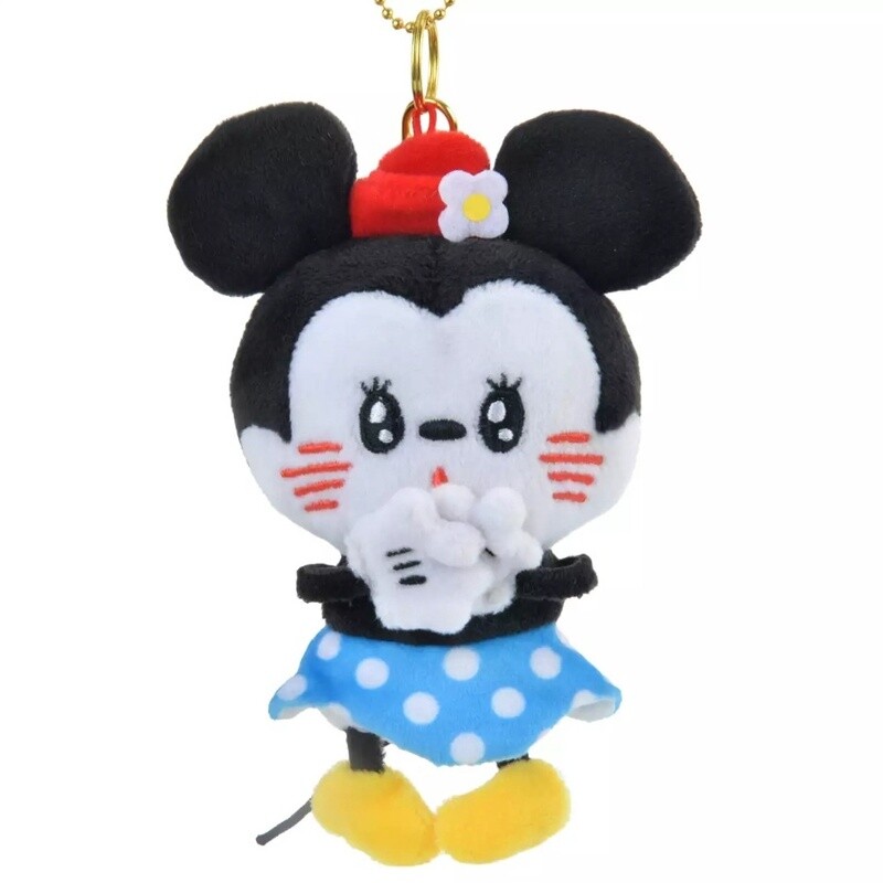 Minnie Mouse Plush Keychain - Tokyo Disney Mickey and Friends Series