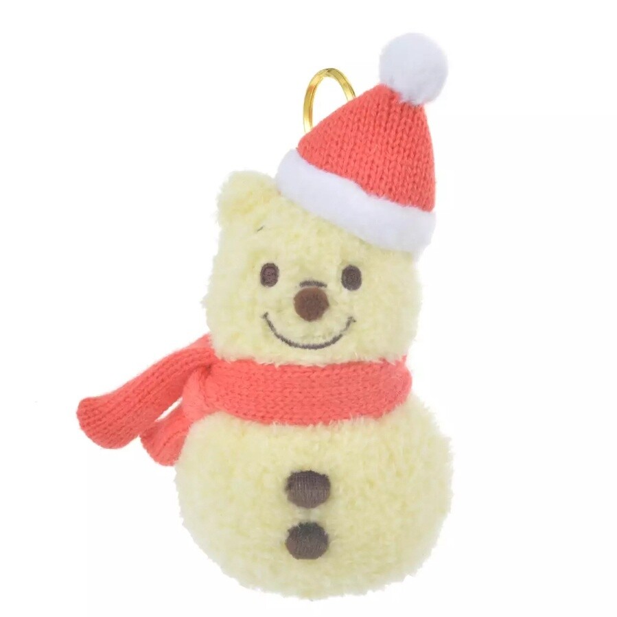 东迪23年冬日围脖系列挂件 维尼噗噗 / Winnie the Pooh 2023 Winter Snowman Keychain By TDL
