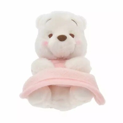 东迪23年冬季纯白系列挂件 粉色维尼噗噗 / Winnie the Pooh 2023 Winter Pure White Series Keychain By TDL