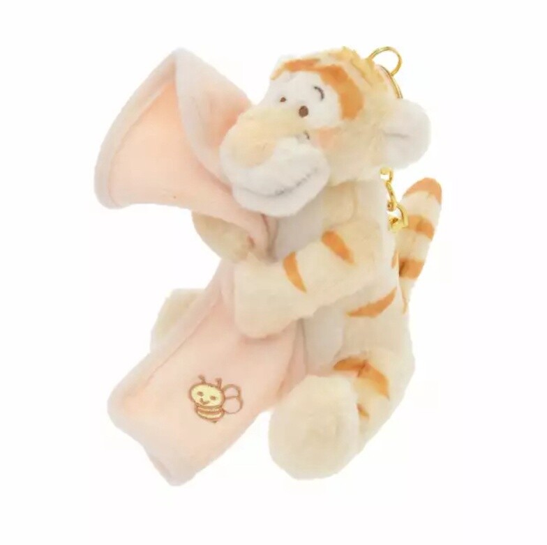 Tiger Plush Keychain - Tokyo Disney 2023 Winter Pure White Series