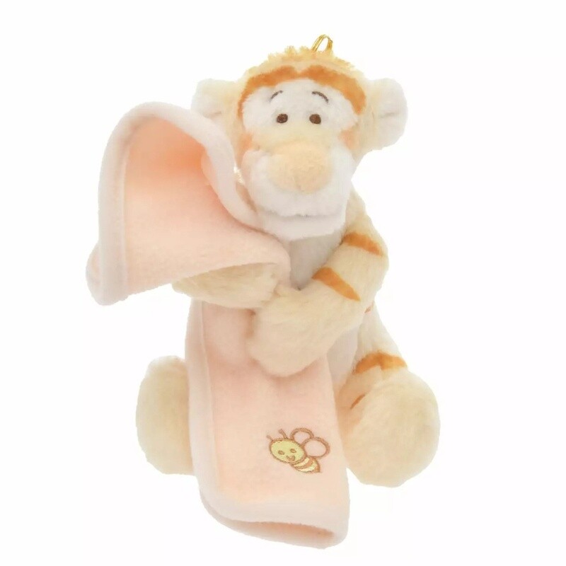 Tiger Plush Keychain - Tokyo Disney 2023 Winter Pure White Series