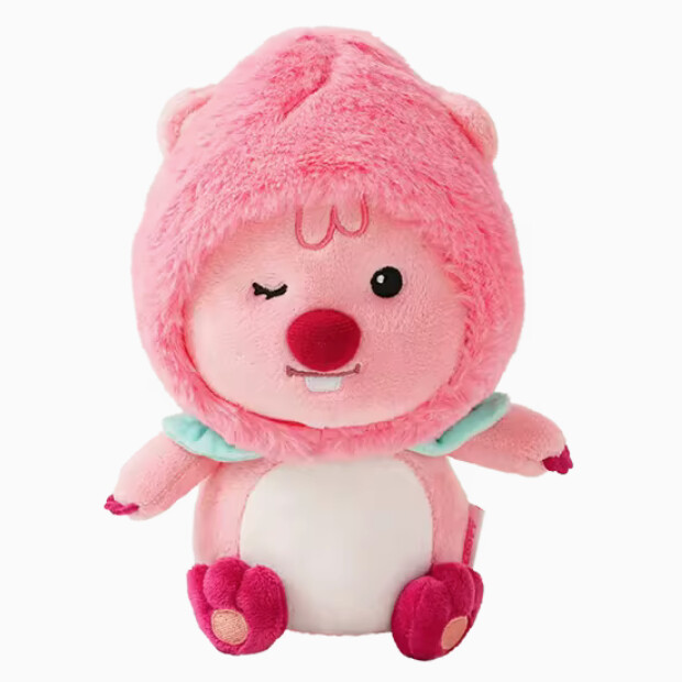 Loopy Fruit Series Peach Plush Toy (8-Inch)