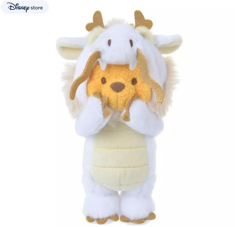 东迪龙年生肖限定系列挂件 白色维尼噗噗 / Winnie the Pooh Year of the Dragon Series White By TDL