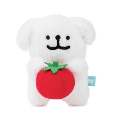 正版线条小狗系列挂件 西红柿小狗 / Maltese Tomato Keychain By THE GREEN PARTY