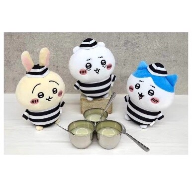 Chiikawa囚犯系列公仔 小八 / Hachi Prisoner Series Plush By CHIIKAWA