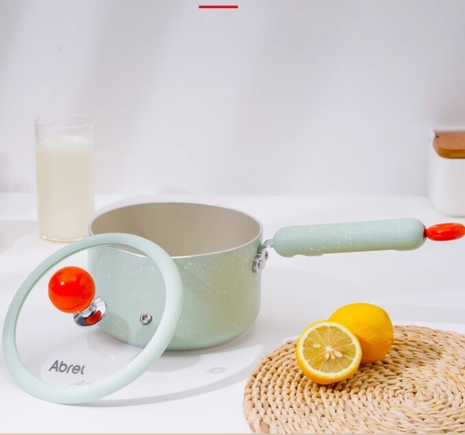 abrel安博力匠星系列锅具单柄奶锅16cm