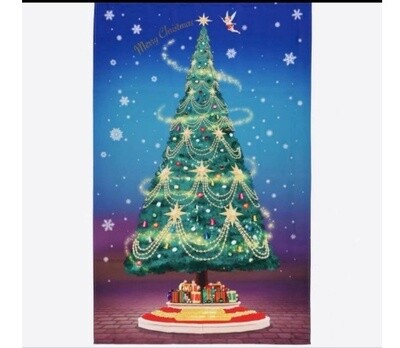 东迪23年圣诞限定系列 圣诞树图案桌布