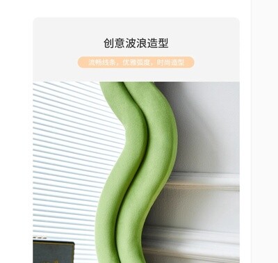 【人气现货】丝绒波浪全身镜 170cm*70cm 多色入 送可站立支架 / Velvet Wave Full-Length Floor Mirror 170x70cm （With Floor Stand）