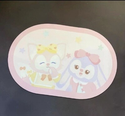 卡通浴室防滑可爱吸水硅藻泥地垫  贝儿+星黛露小号 / Linabell &amp; StellaLou S Size Absorbent Bath Mat