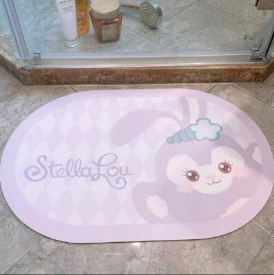 卡通浴室防滑可爱吸水硅藻泥地垫  星黛露大号 / StellaLou L Size Absorbent Bath Mat