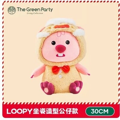 LOOPY中国正版圣诞系列公仔 大号姜饼人