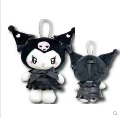 sanrio三丽鸥黑丝蝴蝶结系列挂件  库洛米