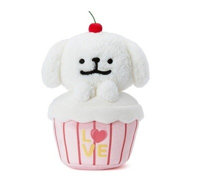 韩国线条小狗 X kako friends联名系列公仔 cupcake马尔济斯