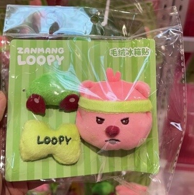 LOOPY中国正版上海快闪店限定系列冰箱贴  A款 / LOOPY Shanghai Pop-up Store Series Fridge Magnet-A By THE GREEN PARTY
