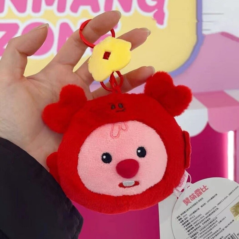 LOOPY New Year Crab Keychain – Shanghai Pop-Up Store Series by THE GREEN PARTY