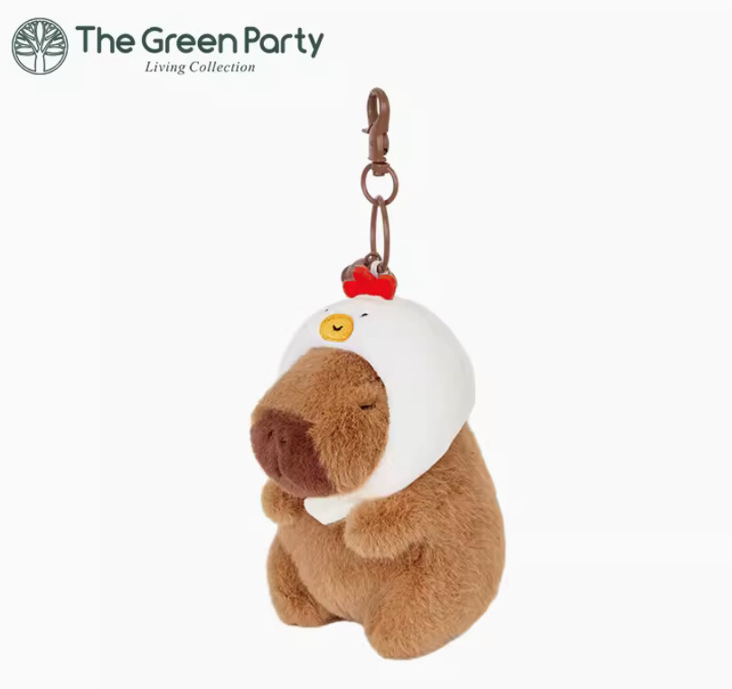 CAPYBARA卡皮巴拉 憨憨水豚挂件 小鸡款 / Baby Chicken Keychain By GREEN PARTY