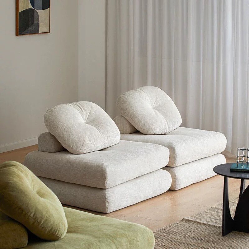 Mochi Single Seater Sofa - Convertible Sofa Bed, Corduroy