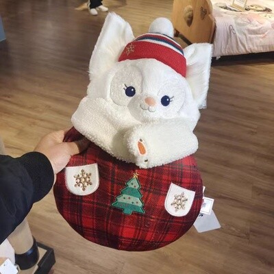 上迪23年圣诞系列玲娜贝儿雪人抱枕