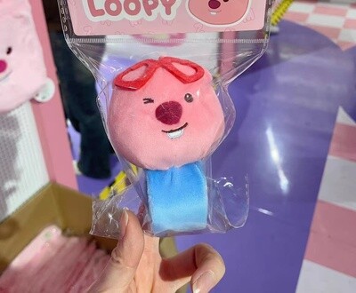 LOOPY中国正版上海快闪系列周边 爱心眼镜啪啪圈