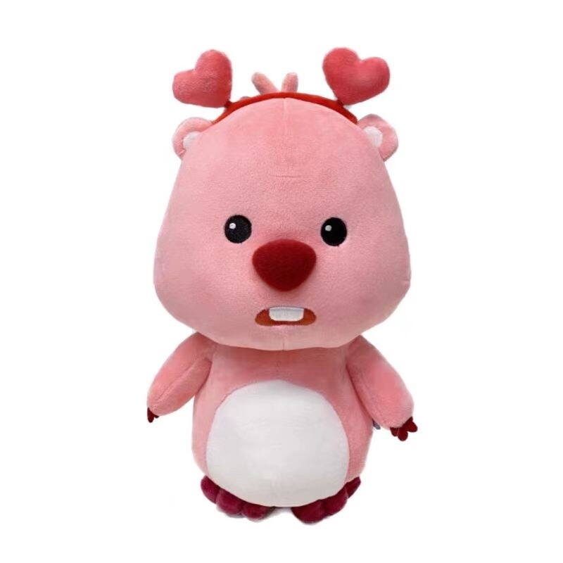 LOOPY中国正版公仔 爱心发箍 / Loopy Heart-Shaped Headband Plush From CHINA