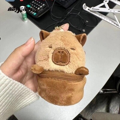 CAPYBARA卡皮巴拉 憨憨水豚零钱包挂件 / Coin purse Keychain By GREEN PARTY