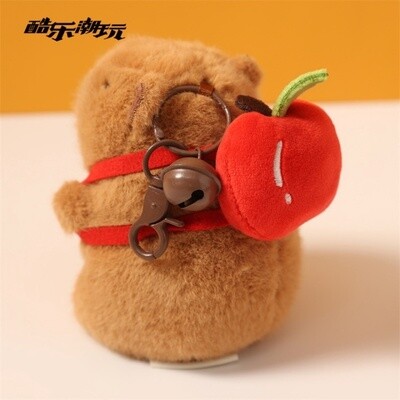 CAPYBARA卡皮巴拉 憨憨水豚挂件 苹果背包 / Apple Bag Keychain By GREEN PARTY