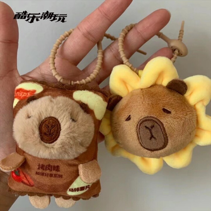 CAPYBARA卡皮巴拉 憨憨水豚挂件 小葵花 / Sunflower Keychain By GREEN PARTY
