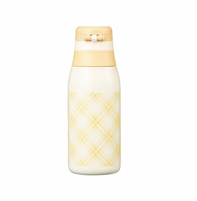 Starbucks星巴克韩国春日限定 黄色格子保温杯355ml