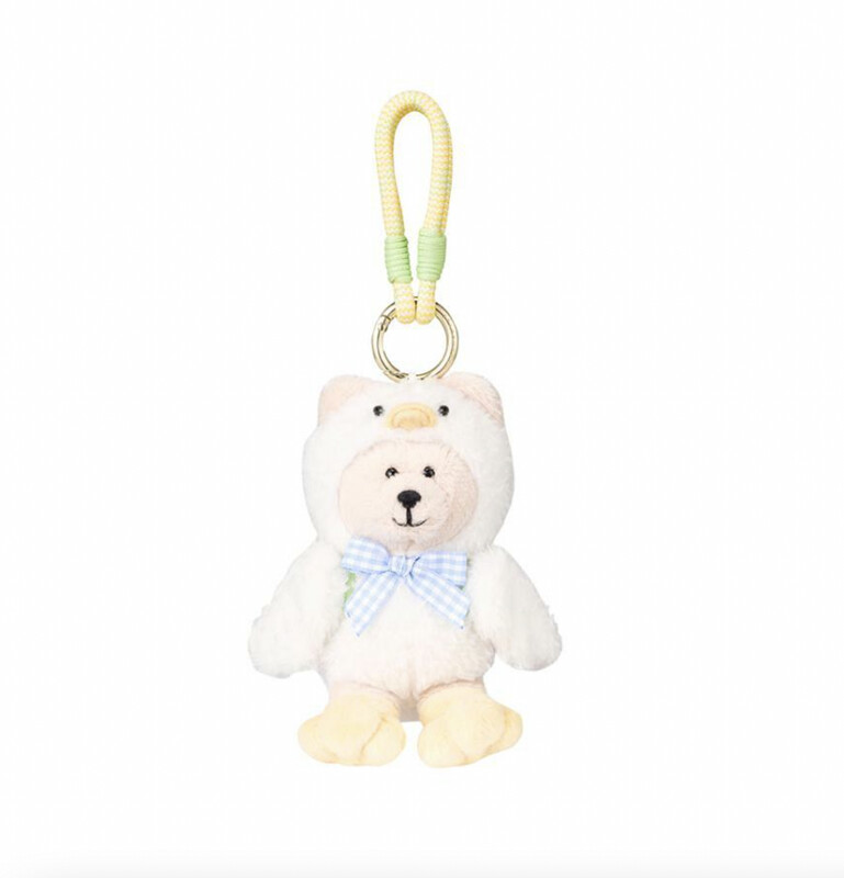 Starbucks Korea Spring Collection Bearista Bear Keychain - Duck Costume