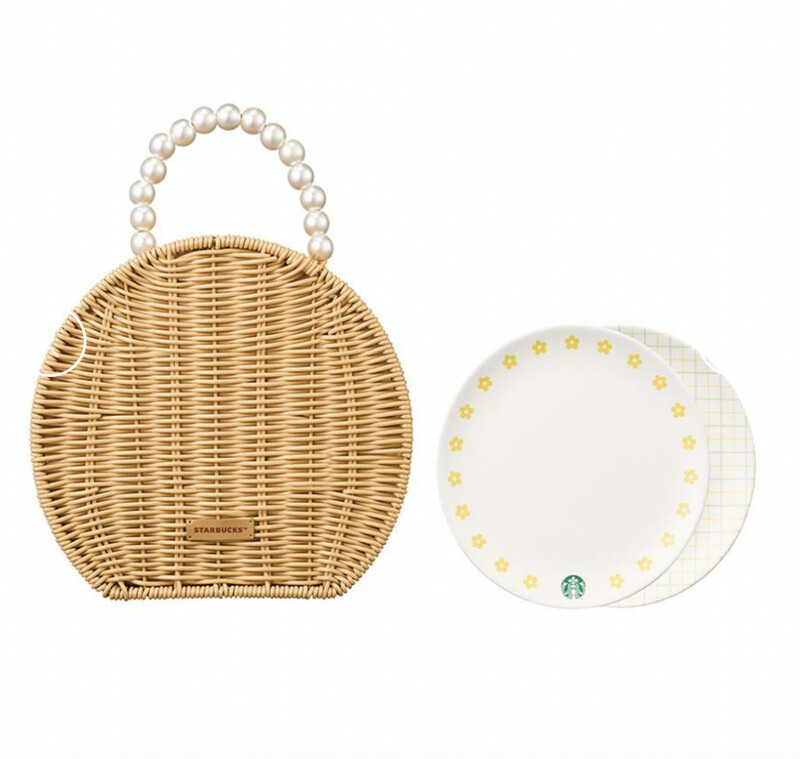 Starbucks星巴克韩国春日限定 野餐篮盘子套组 / Spring Collection Picnic Basket&amp;Plate Set From Korea