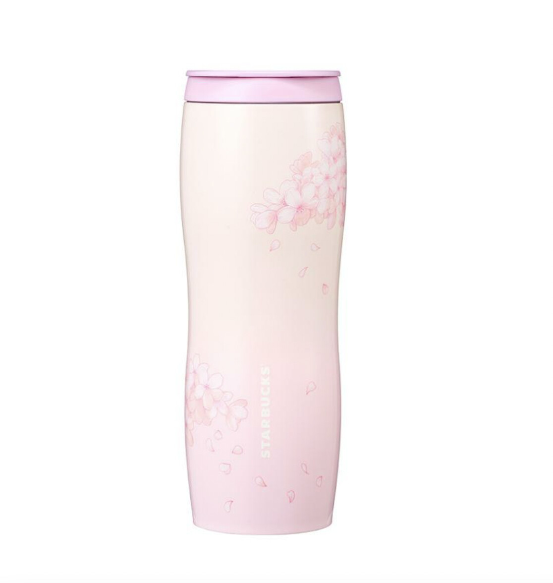 Starbucks星巴克韩国樱花限定  lucky不锈钢杯591ml
