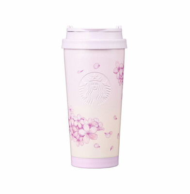 Starbucks星巴克韩国樱花限定 芬芳不锈钢杯473ml