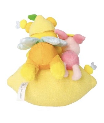 港迪柠檬蜜糖系列维尼噗噗小猪柠檬公仔 / Winnie the Pooh &amp; Piglet Hunny Sweet Series Plush By HKDL