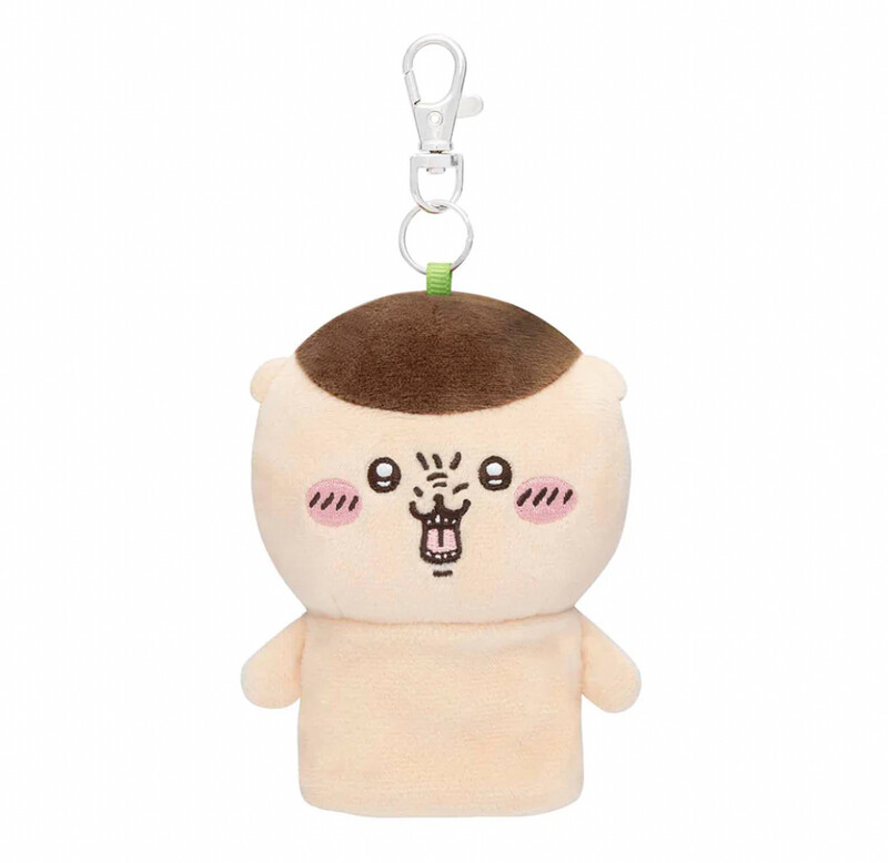 Chiikawa Kuri Manju Key Cover Keychain with Retractable Key Reel