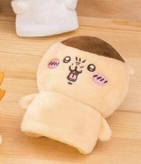 Chiikawa Kuri Manju Key Cover Keychain with Retractable Key Reel