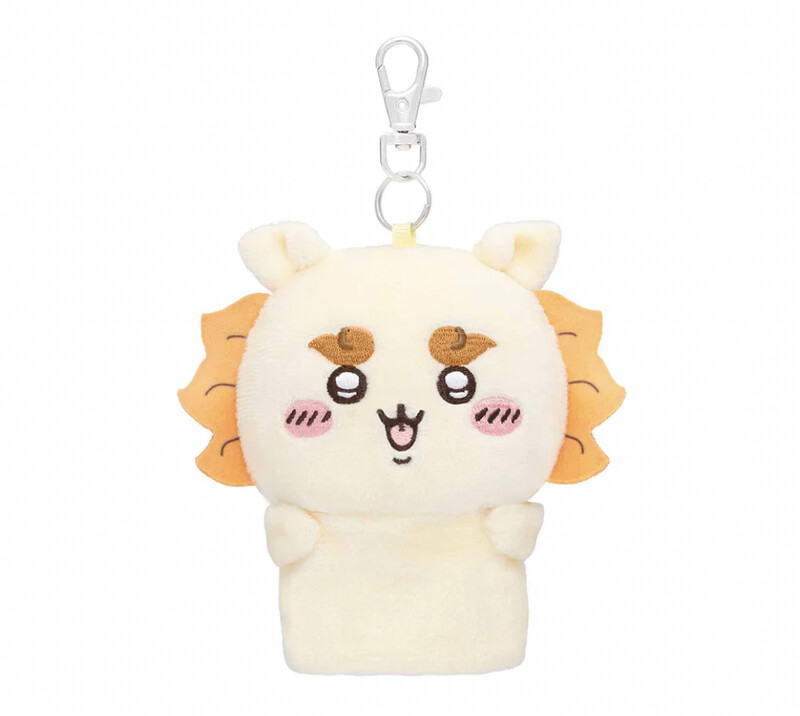Chiikawa Shisa Key Cover Keychain with Retractable Key Reel