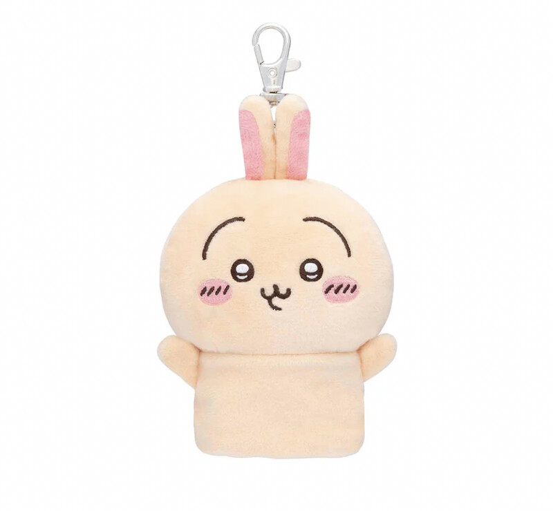 Chiikawa Usagi Key Cover Keychain with Retractable Key Reel