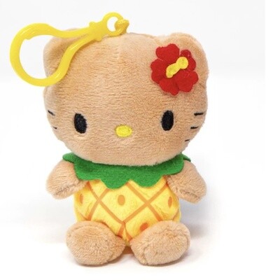 【新品上架】Sanrio三丽鸥夏威夷黑皮系列挂件 Hello Kitty菠萝仔/ Hello Kitty Hawaii Series Pineapple Keychain