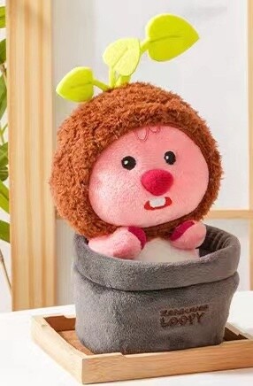 LOOPY中国正版九木杂物社公仔 龙甲龟 6寸 / Loopy Grass Plush From CHINA （6-inch）