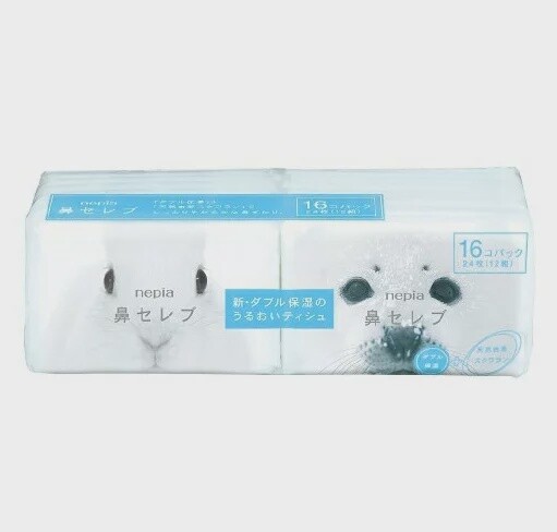 【新品上架】NEPIA妮飘 柔软鼻贵族纸巾 手帕纸巾16小包 / Nepia Nasal Care Tissues （16 Small Packs）