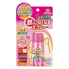 【新品上架】【气压罐】KINCHO 防蚊喷雾 200回装 玫瑰香型 45ml